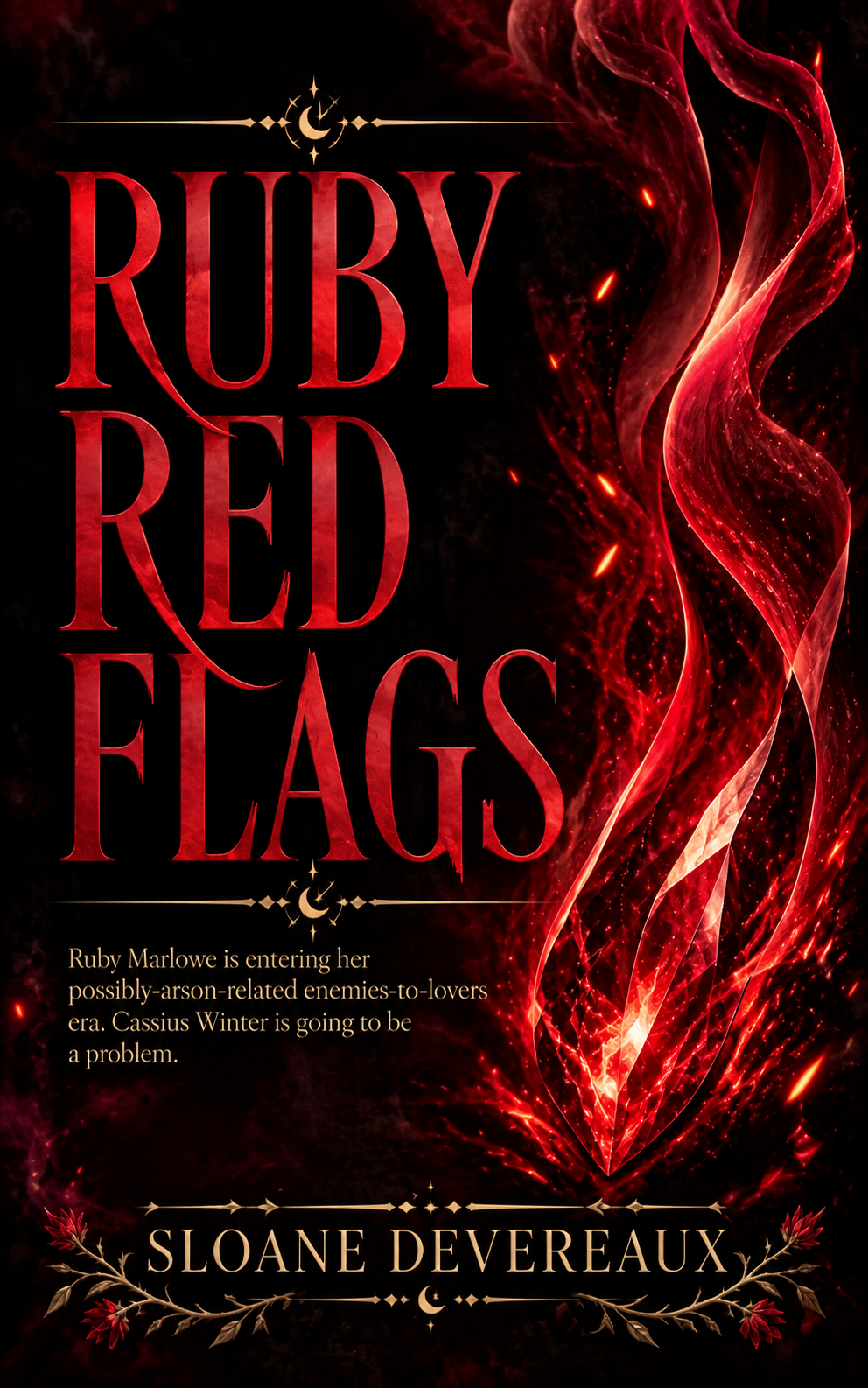 Ruby Red Flags book cover by Sloane Devereaux